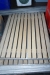 2 pcs Cutting gratings in stainless dish, Ca. W 32 cm x L 40 cm