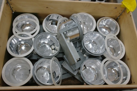 about 13 pc. Lamps, Down Lights (Elephant balls) for installation