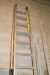 Alu extension ladder with roll, about 6.5 meters