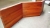 Bookcase with glass holders, wood: cherry, laminated wood
