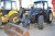 Tractor, New Holland, type TD90D 4WD. Fitted with front loader Trima + 2.0P and bucket, width of 2 meters. Tire tread about 95%. Hours: 333. Year 2008. Very good condition. Reg. No. MD19278. 