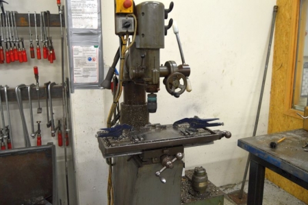 Drill press. Attached emergency stop