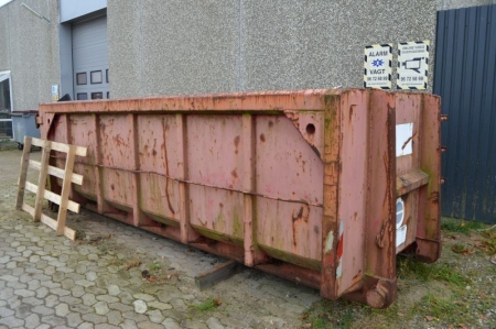 Waste Container, open, tipper.