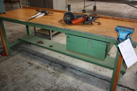 Vice bench with drawer