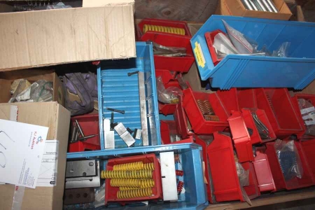Pallet with various types of springs etc.
