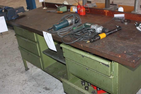 Vice bench with drawers