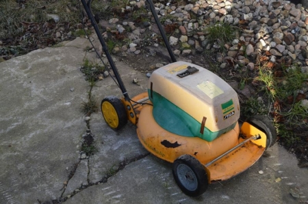Electrically powered mower with charging station, Stiga Multi Cut 46 battery