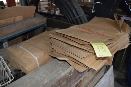 2-Pakete von Papiersäcken für Kartoffeln, Kapazität 15 kg