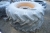 2 x tractor wheels, from 12.4 to 24, hub ø 220 mm, 8 hole, about 80% tread