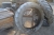 Tractor tires, 275/95/38. Approximately 10% tread