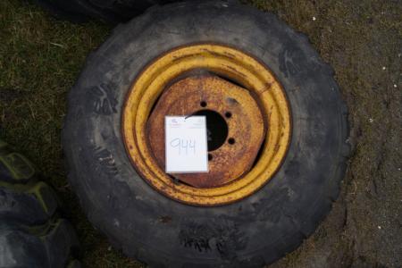 1 stk. dæk med fælge, Michelin, 12,5x20