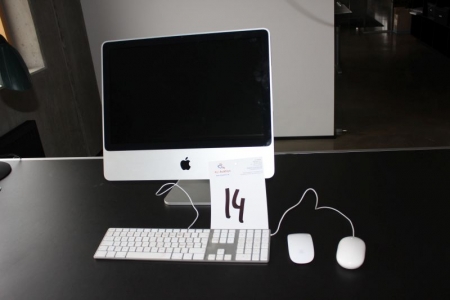 Apple PC, serial no. YM830445ZE2 + keyboard + 2 x mouse, PC is freshly formatted and El Capitan operating system