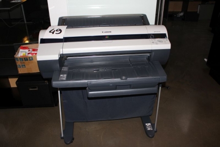 Large format printer, Canon IPF 610, ImagePROGRAF + box m. Colors