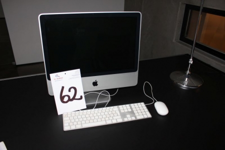 Apple pc, serie nr VM839CKMZE2  + tastatur + mus, PC er nyformateret og med El Capitan styresystem