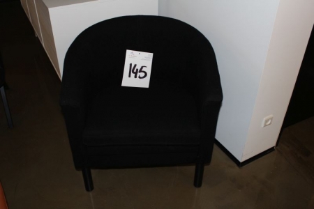 Schwarzer Stuhl Kuba von Hurup Möbelfabrik