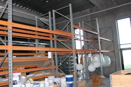 5 subjects pallet rack with 22 beams
