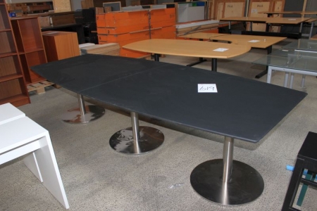 konferencebord,  B 120 x 300 cm (skade på midten)