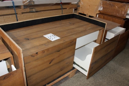 Salon Furniture with drawer pull, solid wood L: 160 cm, D 80 cm, H: 60 cm