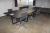 Konferenztisch, 3450x1400 mm, m. 6 Stühlen