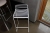 Cafebord, La Palma + 2 stk. barstole, HAY, (Cafebord kan justeres manuelt) 
