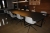 conference table 4800 x 1400 mm m. 12 chairs w. fabric, Hay model AAC11