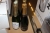 Palle m. Oil lamps / vases + 4 bottles of champagne + dressing up box