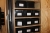 Transport case with closets, 2.2 cm veneer, H 247 cm, D 160 cm, W: 80 cm + key + combination lock (combination lock included) content div. Screws, soldering sticks, tool maker