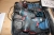 Bosch cordless. Screwdriver with battery and charger + battery. Caulking gun