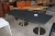 conference table, B 120 x 300 cm (damage to middle)