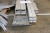 Pallet with aluopbygning for exhibition stand (size unknown) (may not be complete) longest lengths: 400 cm, 8x8 cm aluminum section