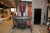 Eltruck, 4-way reach truck, BT Lifters type FRT 2000/4 No. 71 803 max 2000 kg lifting height 5400 mm (left way pipes, cracked, see picture)