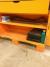 Tool Box in wood with content, circular saw blades, glass suction cups, etc.