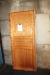 Interior door, untreated pine. Frame dimensions approximately width x height x frame width: 88.5 x 209 x 8 cm