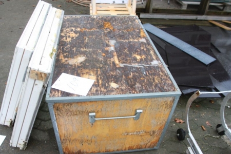 Toolbox, wood, WxHxD, ca. 116 x 62 x 70 cm