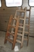 3 x wooden trestle ladders: 2. 2x5 steps + 1. 2 x 4 steps
