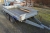 Variant trailer, 750/550 kg. Steel with wooden base. 2-axle. Approximately 240 x 150 cm. Year 2008. Reg. No. OJ5968. License plate and reg. certificate is not included unless there is re-registering online at www.skat.dk before the goods leave the seller'