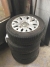 4 tires on alloy wheels Citroën. Fitted with Michelin tires, 185/65 R15