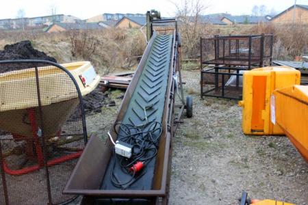 Conveyor, L: ca. 5 meters 40 cm