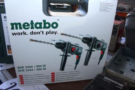 2 pcs. drills, Metabo BHE2444 / 800 w and KHE2444 / 800 W NY