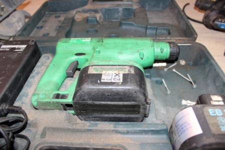 Aku screwdriver, Hitachi 24 v with battery and charger