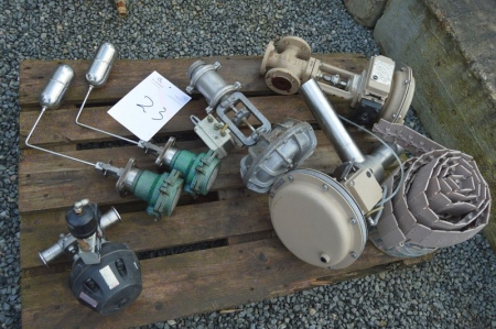 Pallet with various pumps, etc.