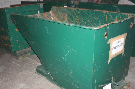 Tilt container with content, 1 m3