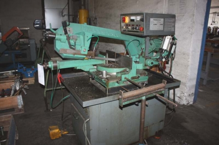 Band saw: Brown & Sharp Brown S.N. 360. Pedrazzoli. Roller conveyour: 3 meter