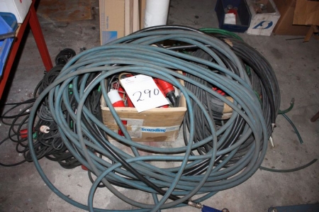 Cables and electrical equipment (power cables, welding cables, air hoses and more