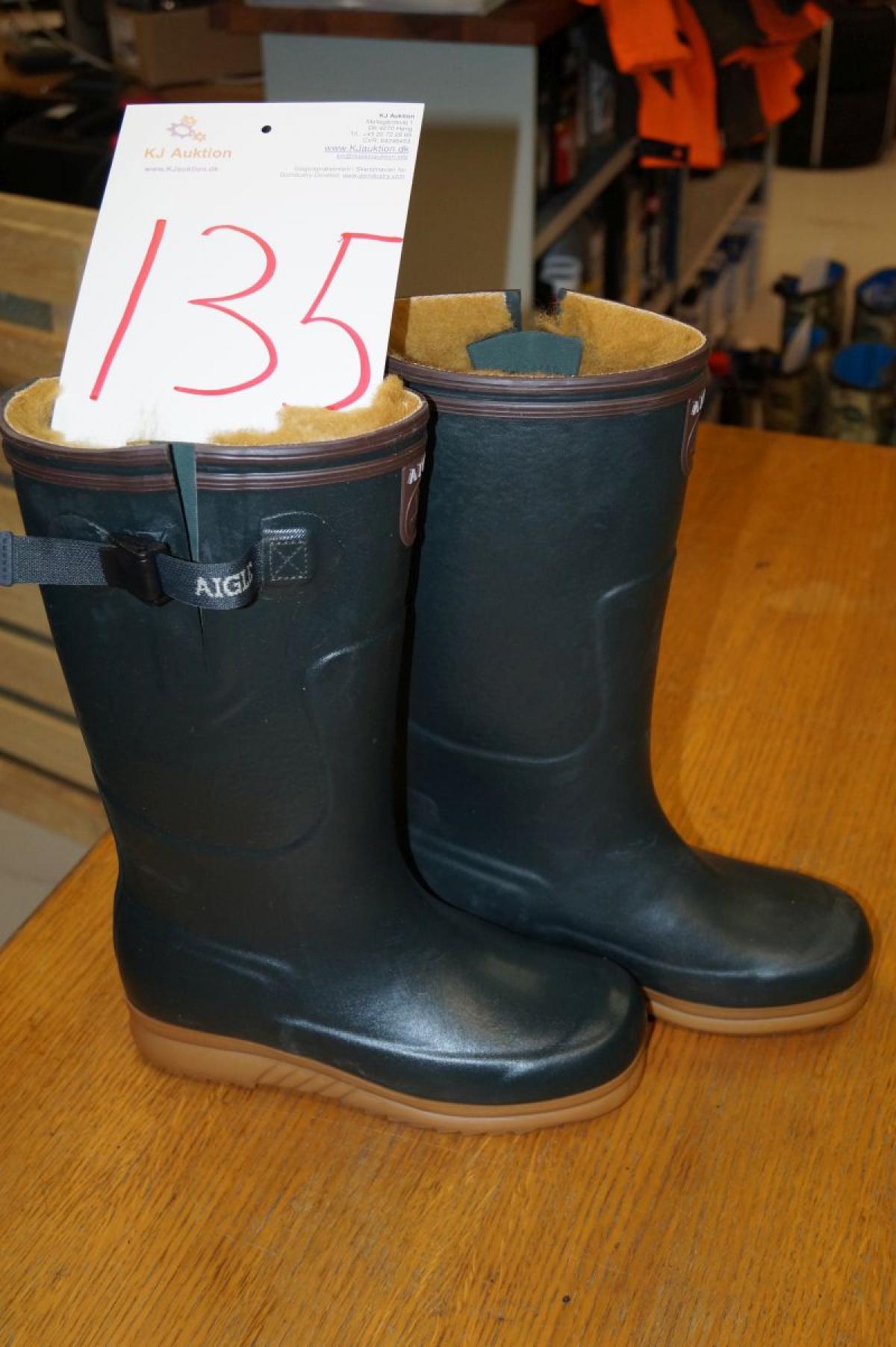 klip udvikle sagde Aigle Alaska gummistøvler med for. Str. 46 - KJ Auktion - Maskinauktioner
