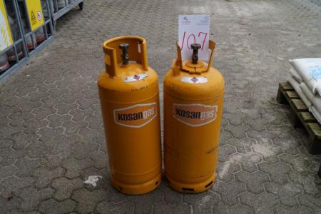 Empty gas cylinders - 2 pcs.