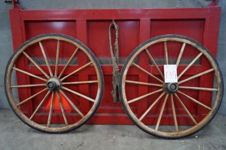 Wheels, 2 pcs. Dia. About 120 cm