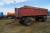 Agricultural trailer. Total 20.000 kg. Last 14.200 kg