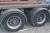 JCS 3-axle container trailer. Year 21-05-2002. Reg no .: JH8404. Signed off. Brakes not tested