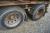 Nopa 3-axle container trailer. Year: 08-001-1999. License plate: PP8694. Signed off. Brakes not tested